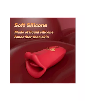 Ruby Lips Biting Vibrator