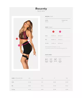Obsessive Rosenty Teddy Top & Skirt