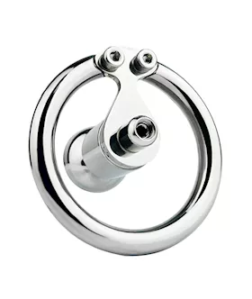 Teardrop Hex Locked Inverted Chastity Cage