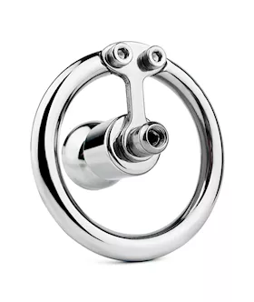 Minimal Hex Locked Inverted Chastity Cage