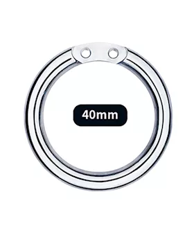 Full Circle Hex Locked Steel Inverted Chastity Cage