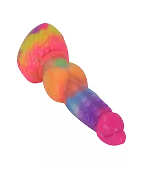 Wild Wolf Pack Glow In The Dark Knotted Fantasy Dildo