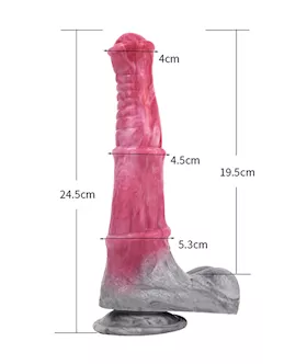 Wild Brawny Mustang Fantasy Dildo With Balls