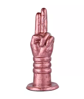 Wild Two Finger Penetrating Fantasy Dildo