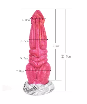 Wild Primordial Dragon Knotted Fantasy Dildo