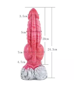 Wild Wolf Pack Knotted Fantasy Dildo