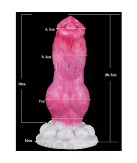 Wild Playful Pup Knotted Fantasy Dildo