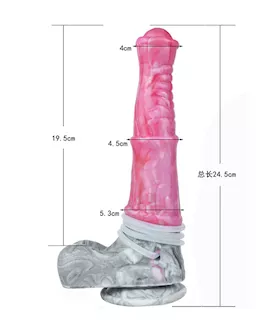 Wild Mischievous Mustang Squirting Fantasy Dildo With Balls