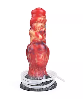 Wild Menacing Hellhound Knotted Squirting Fantasy Dildo