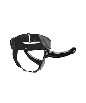 Black Magic Unisex Strap-on Double Dildo