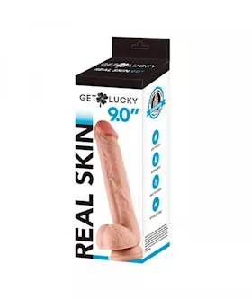 Get Lucky Real Skin Dildo