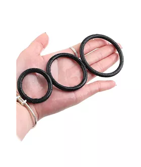 Stretchy Silicone Cock Ring Set