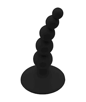Suction Cup Beaded Anal Plug