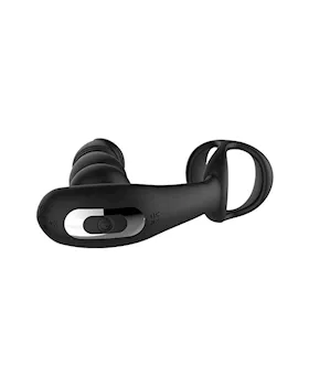 Remote Control Thrusting Anal Beads With Cock Ring