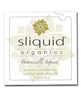 Sliquid Organics Silk Lubricant - .17 Oz Pillow