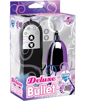 Deluxe Bullet Waterproof Vibe  Mutlispeed Purple