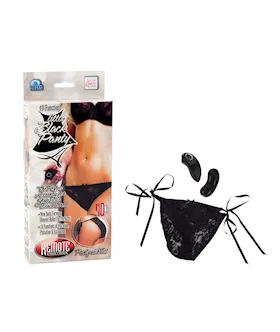 Jack Rabbit Remote Control Little Black Panty - 10 Function