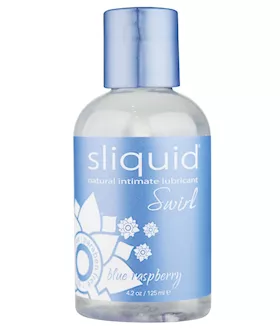 Sliquid Naturals Swirl Lubricant  42 oz  Blue Raspberry