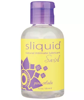 Sliquid Naturals Swirl Lubricant  42 oz  Pina Colada