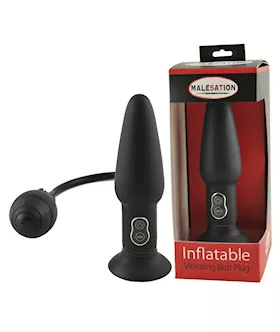 MALESATION Vibrating Inflatable Butt Plug