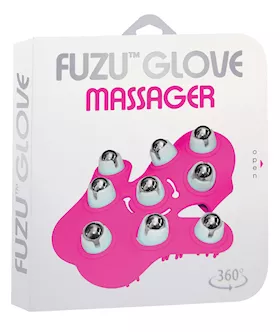 Fuzu Glove Massager - Neon Pink