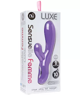 Nu Sensuelle Femme Luxe 10 Fun Rabbit Massager  Purple