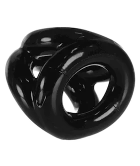 Oxballs Atomic Jock Tri Sport 3 Ring Sling Cockring - Black