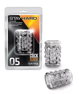 Blush Stay Hard Cock Sleeve 05 Clear