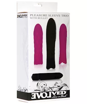 Evolved Pleasure Sleeve Trio W/bullet