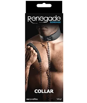 Renegade Bondage Collar  Black