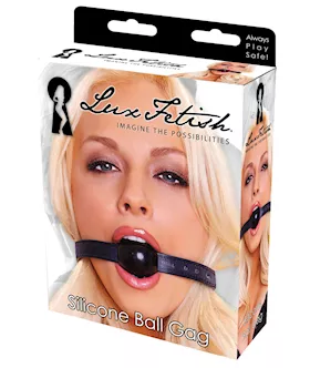 Lux Fetish Silicone Ball Gag