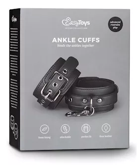 Easy Toys Fetish Ankle Cuffs - Black