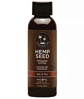 Earthly Body Hemp Seed Massage Lotion - 2 Oz Isle Of You