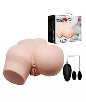 Crazy Bull Double Pleasure Vagina/anal Masturbator - Ivory