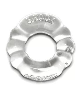 Oxballs Atomic Jock 6Pack Shaped Cockring  Clear