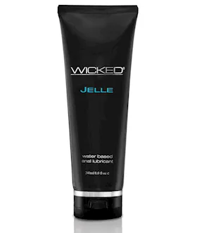 Wicked Sensual Care Jelle Water Based Anal Lubricant  8 oz Fragrance Free