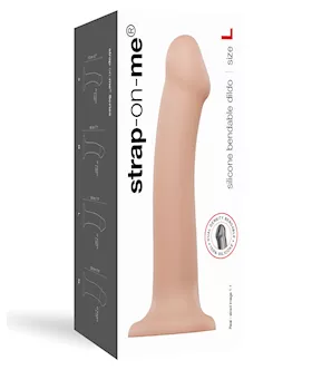 Strap On Me Silicone Bendable Dildo Large - Flesh