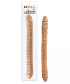 Blush Dr Skin 18quot Double Dildo  Mocha