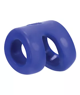 Hunky Junk Connect Cock Ring wBalltugger  Cobalt