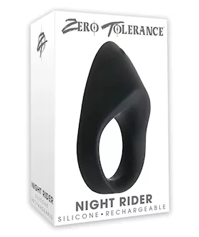 Zero Tolerance Night Rider Cock Ring Black