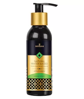 Sensuva Natural Water Based Personal Moisturizer - 4.23 Oz Apple Candy