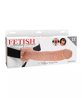 Fetish Fantasy Series 11" Hollow Strap On - Flesh