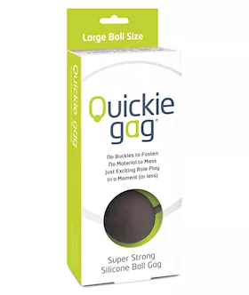Quickie Ball Gag Large  Black