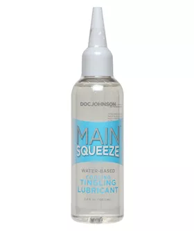 Main Squeeze CoolingTingling WaterBased Lubricant  34 oz
