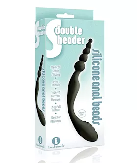 The 9039s S Double Header Double Ended Silicone Anal Beads