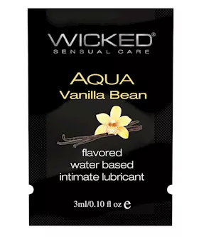 Wicked Sensual Care Water Based Lubricant  1 oz Vanilla Bean