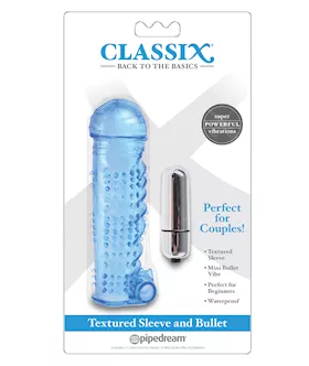 Classix Textured Sleeve amp Bullet  Blue