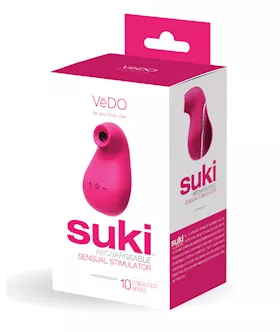VeDO Suki Rechargeable Vibrating Sucker Foxy Pink