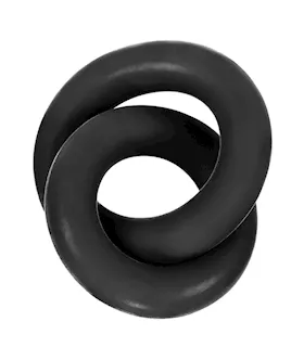 Hunky Junk Duo Linked Cock & Ball Rings - Tar
