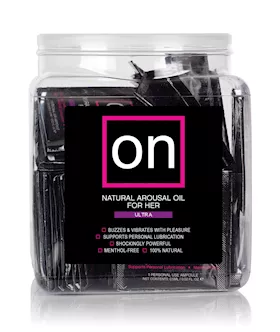 ON for Her Arousal Oil Ultra  Tub of 75 Single use Ampoule